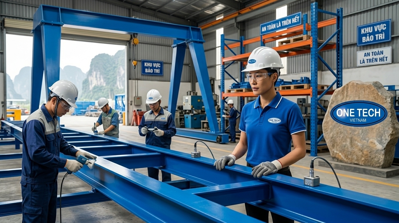 Bảo dưỡng lớp sơn tĩnh điện trong nhà xưởng và kho bãi Bảo dưỡng sơn tĩnh điện cho công trình công nghiệp tại Quảng Ninh