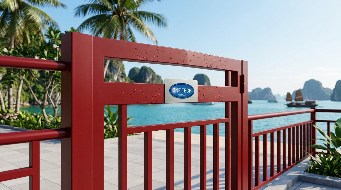 Bề mặt sơn tĩnh điện chống ăn mòn tại Quảng Ninh Bề mặt sơn tĩnh điện chống gỉ trong môi trường biển Quảng Ninh