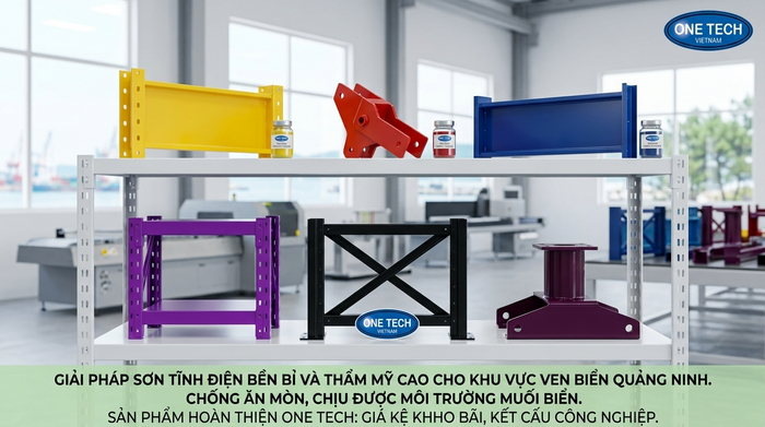 Sản phẩm sơn tĩnh điện tại Quảng Ninh được hoàn thiện bền đẹp
