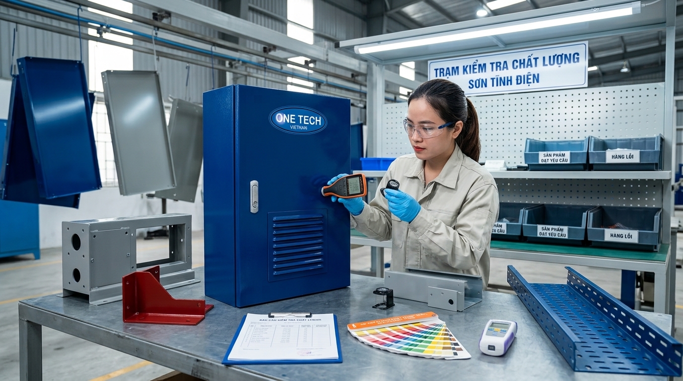 Sơn tĩnh điện cho thiết bị điện và cơ khí Quảng Ninh Sơn tĩnh điện cho thiết bị điện và cơ khí tại Quảng Ninh