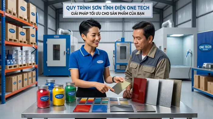 Tư vấn lựa chọn bột sơn tĩnh điện phù hợp cho xưởng cơ khí tại Quảng Ninh
