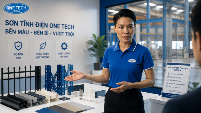 Sơn tĩnh điện Quảng Ninh thuộc OneTech group Dịch vụ sơn tĩnh điện tại Quảng Ninh thuộc OneTech group