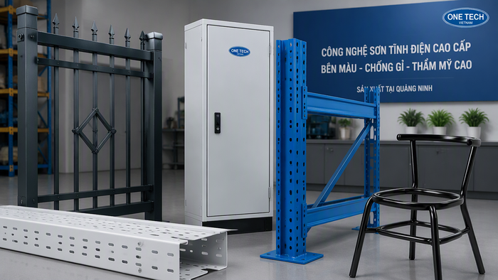 Sản phẩm phù hợp với sơn tĩnh điện tại Quảng Ninh Các sản phẩm kim loại thường được gia công sơn tĩnh điện tại Quảng Ninh