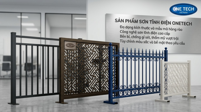 Các yếu tố ảnh hưởng giá sơn tĩnh điện hàng rào Báo giá sơn tĩnh điện hàng rào Quảng Ninh phụ thuộc kích thước và mẫu mã